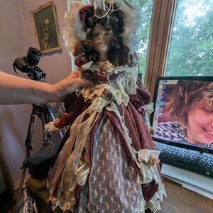 Victorian Porcelain Doll